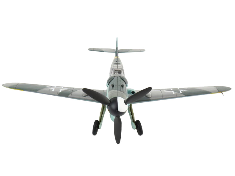 Messerschmitt BF 109G-6 Fighter Aircraft "Mato Dukovac 15. (kroat)/JG.52 Croatia Air Force Crimea" (April 1944) "Air Power Series" 1/48 Diecast Model by Hobby Master