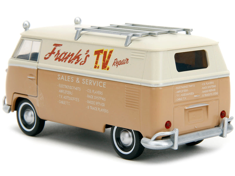 Volkswagen Bus "WheelJack" Tan and Beige "Frank's TV Repair" "Transformers: Rise of the Beasts" (2023) Movie "Hollywood Rides" Series 1/32 Diecast Model Car by Jada