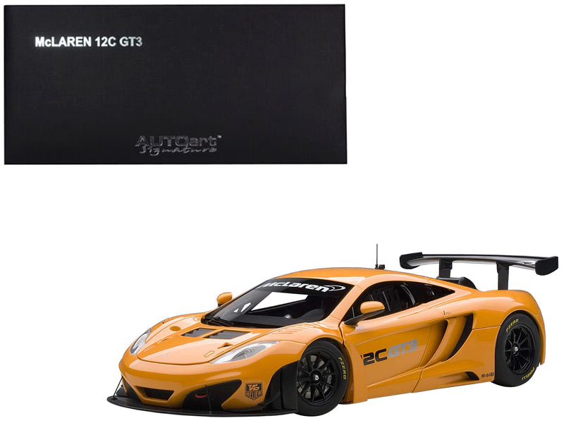 Mclaren 12C GT3 Presentation Car Metallic Orange 1/18 Diecast Model Car by Autoart