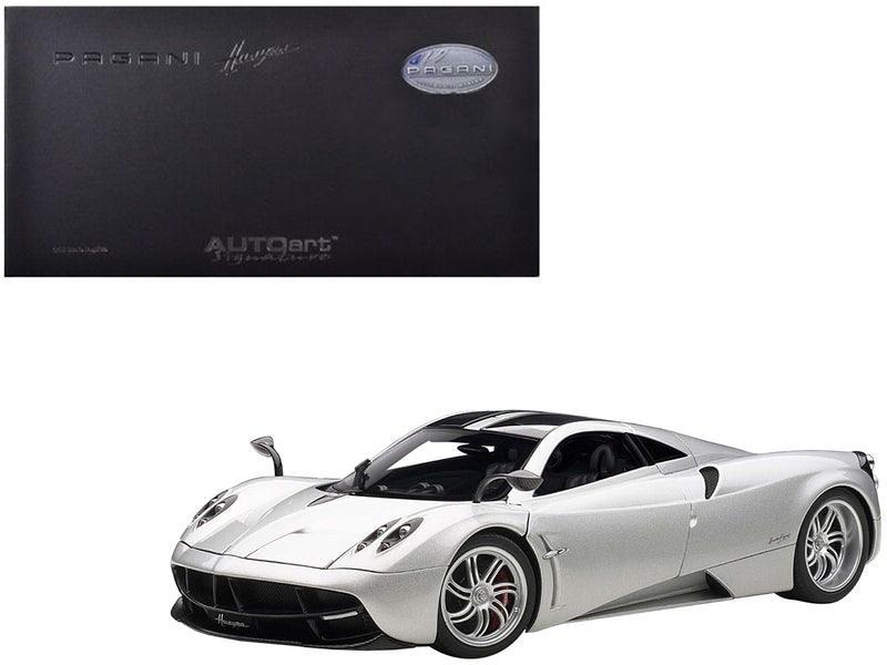 Pagani Huayra Silver 1/18 Diecast Car Model by Autoart