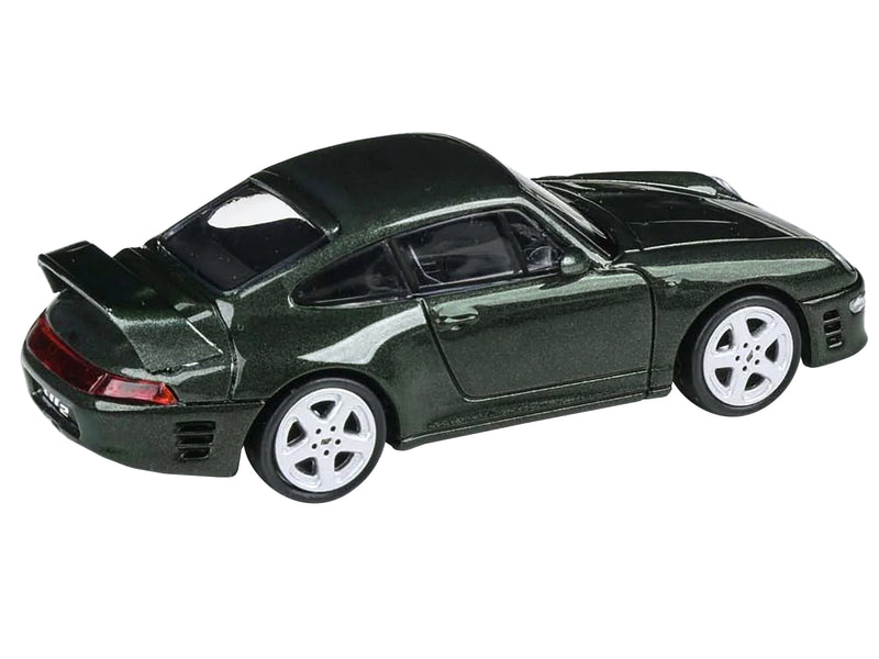 RUF CTR2 Forest Green Metallic 1/64 Diecast Model Car by Paragon Models
