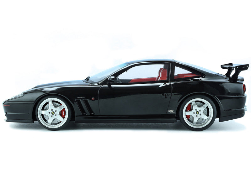 1997 Ferrari 550 "Koenig Special" Black with Red Interior 1/18 Model Car by GT Spirit