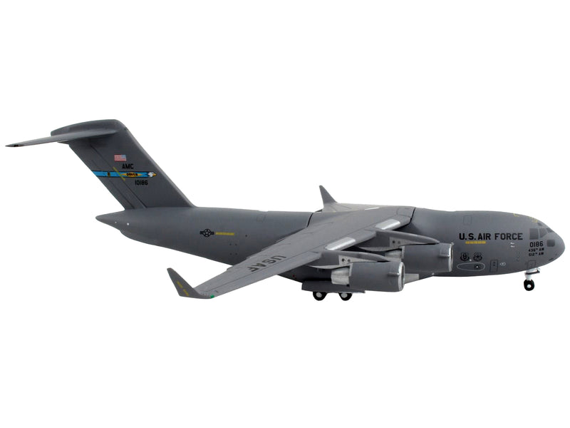 McDonnell Douglas C-17 Globemaster III Transport Aircraft "436th AW Eagle Wing Dover AFB" United States Air Force "Gemini Macs" Series 1/400 Diecast Model Airplane by GeminiJets