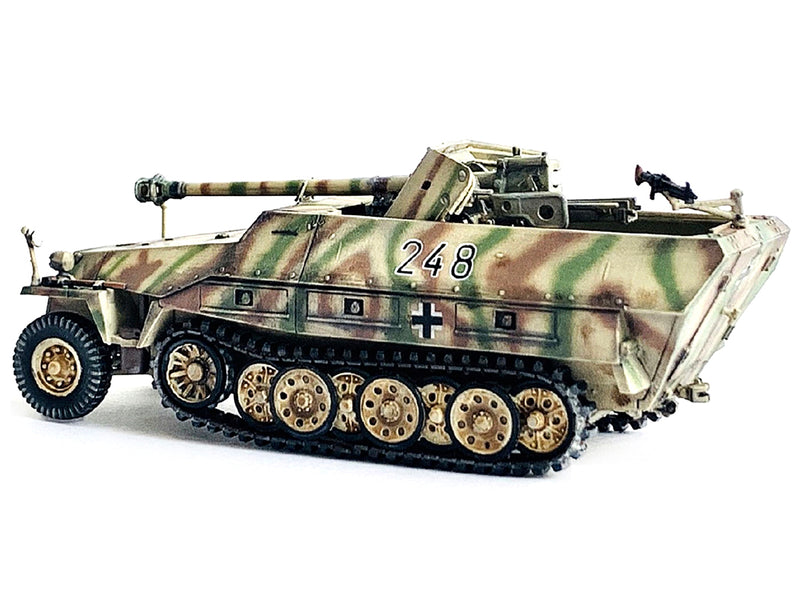 German Sd.Kfz. 251/22 Ausf.D Half-Tracked Armored Vehicle with 7.5cm PaK 40 Anti-Tank Gun "Unidentified Unit" (1944) "NEO Dragon Armor" Series  1/72 Plastic Model by Dragon Models