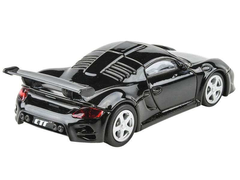 2012 RUF CTR3 Clubsport Black 1/64 Diecast Model Car by Paragon Models