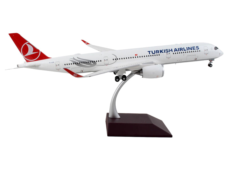 Airbus A350-900 Commercial Aircraft "Turkish Airlines" White with Red Tail "Gemini 200" Series 1/200 Diecast Model Airplane by GeminiJets
