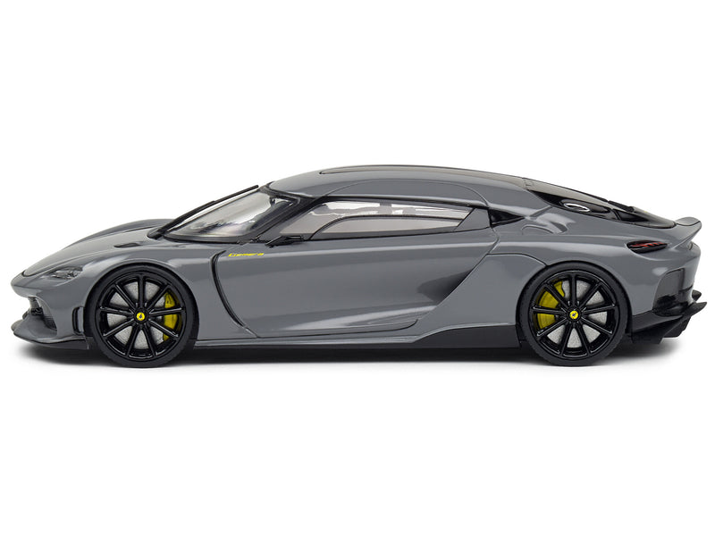 2021 Koenigsegg Gemera Hybrid 2+2 Coupe Gray 1/43 Diecast Model Car by Solido