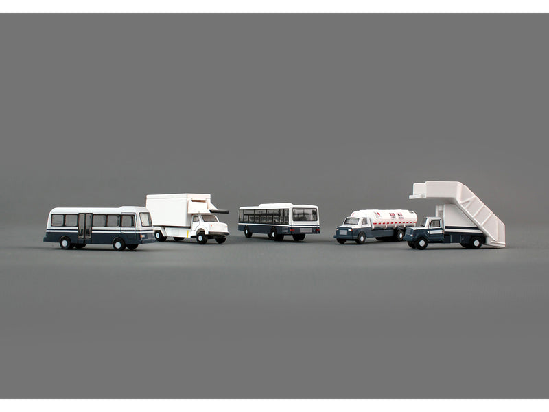 Airport Service Vehicles Set of 5 pieces "Gemini 200" Series 1/200 Diecast Models by GeminiJets