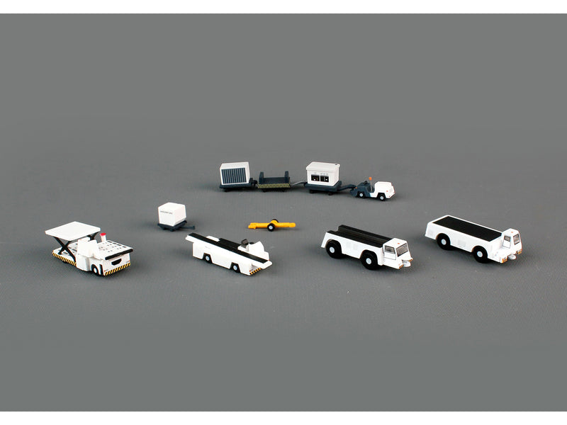 Airport Support Equipment Set of 10 pieces "Gemini 200" Series 1/200 Diecast Models by GeminiJets