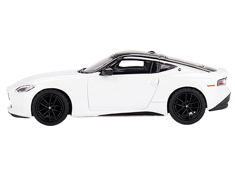 2023 Nissan Z Performance Everest White Metallic with Black Top Limited Edition to 3000 pieces Worldwide 1/64 Diecast Model Car by True Scale Miniatures