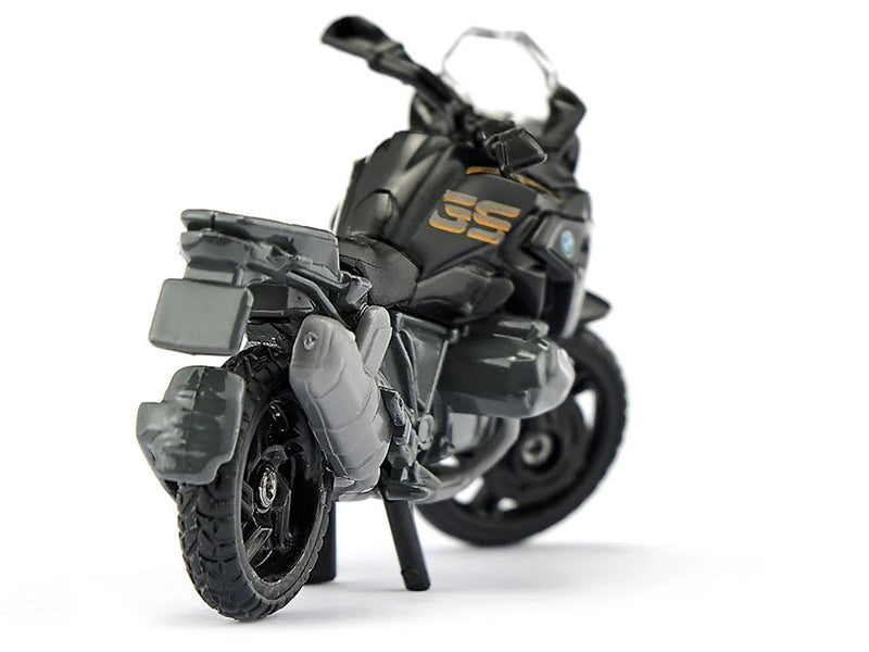 BMW R1250 GS LCI Motorcycle Black and Gray Diecast Model by Siku
