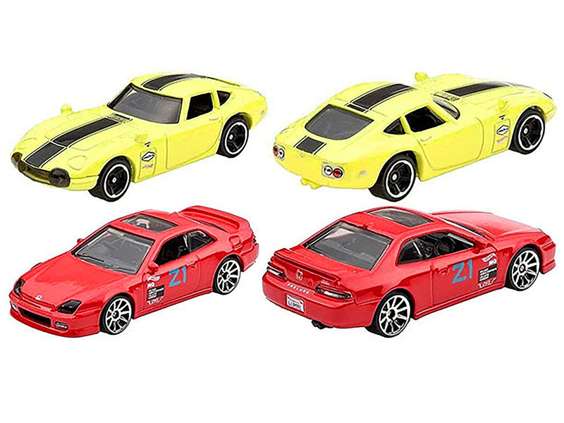 "JDM Assortment" 5 piece Set Diecast Model Cars by Hot Wheels