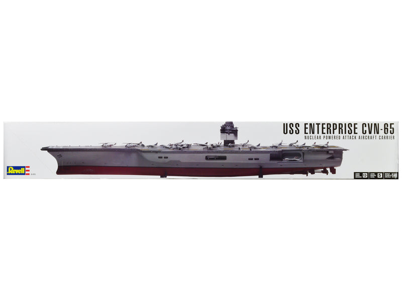 Level 5 Model Kit USS Enterprise CVN-65 Nuclear Powered Attack Aircraft Carrier 1/400 Scale Model by Revell