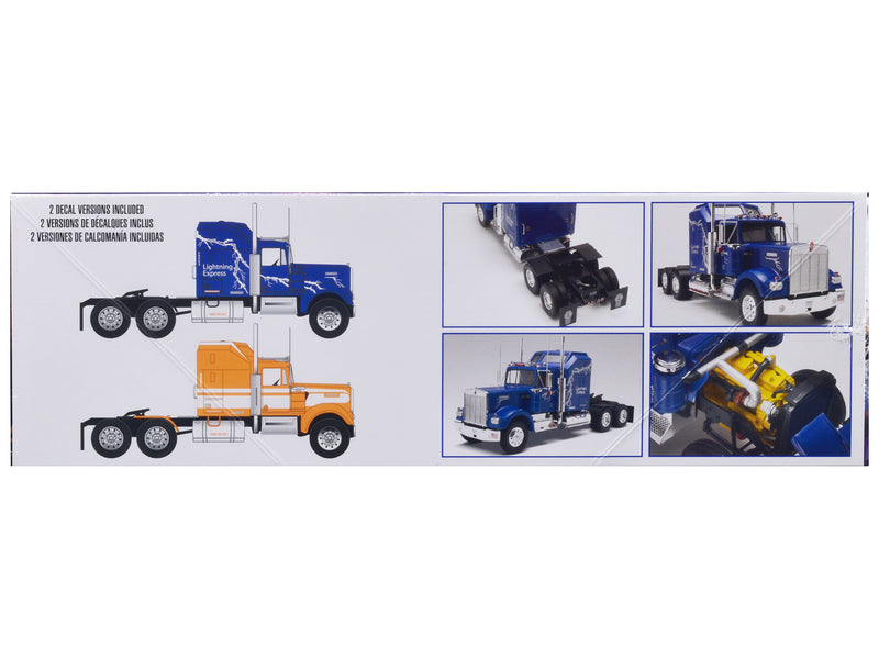 Level 4 Model Kit Kenworth W900 Aerodyne Truck Tractor "Historic Series" 1/25 Scale Model by Revell