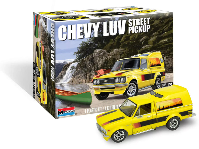 Level 4 Model Kit Chevrolet LUV Street Pickup Truck "Monogram" Series 1/24 Scale Model by Revell