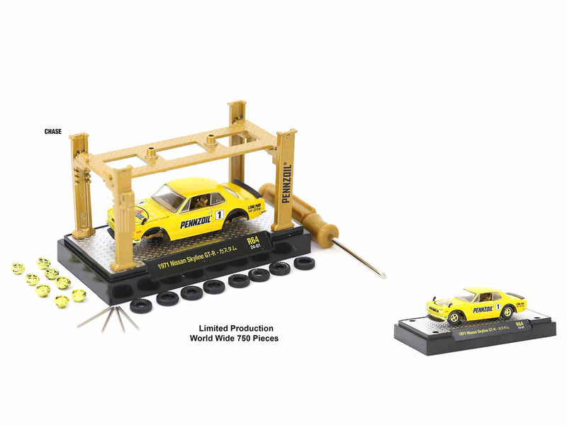 Model Kit 3 piece Car Set Release 64 Limited Edition to 9600 pieces Worldwide 1/64 Diecast Model Cars by M2 Machines