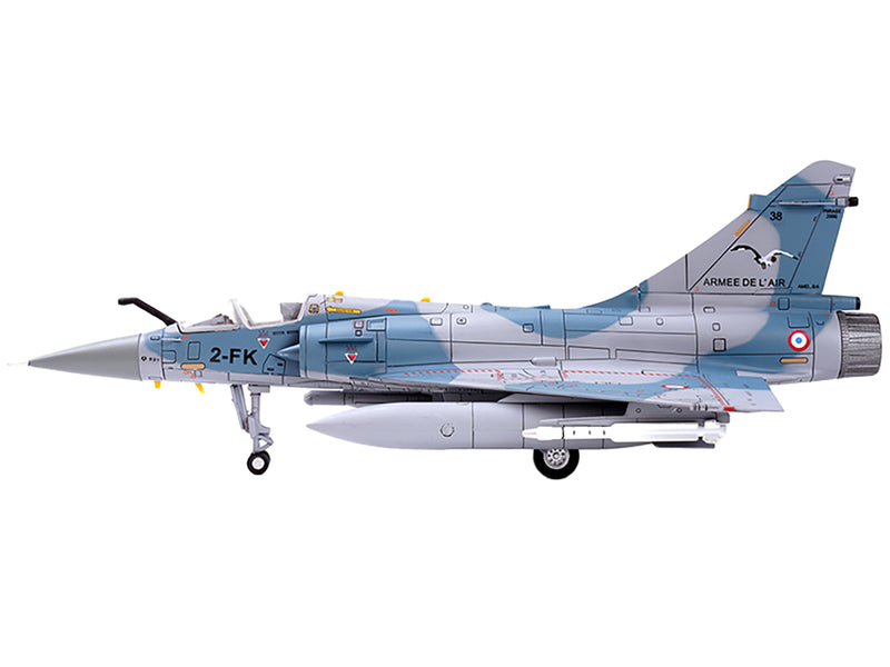 Dassault Mirage 2000-5F Fighter Aircraft "2-FK Cigognes" French Air Force "Wing" Series 1/72 Diecast Model by Panzerkampf