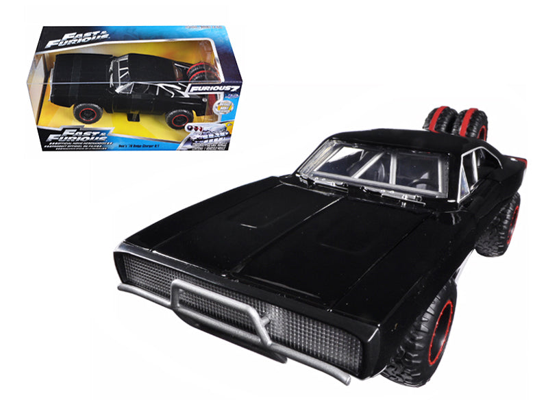 Dom's 1970 Dodge Charger R/T Off Road Version "Fast & Furious 7" Movie 1/24 Diecast Model Car by Jada
