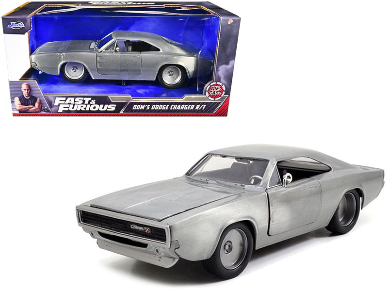 Dom's 1970 Dodge Charger R/T Bare Metal "Fast & Furious 7" (2015) Movie 1/24 Diecast Model Car by Jada