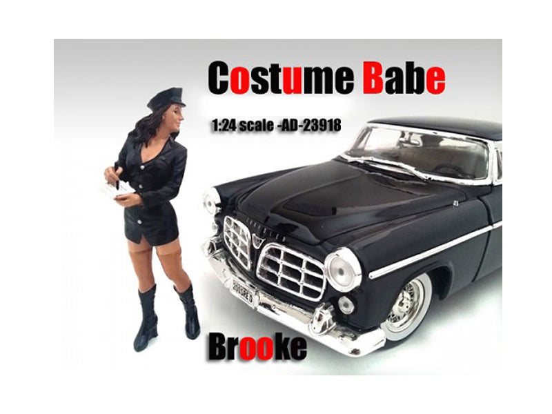 Costume Babe Brooke Figure For 1:24 Scale Models by American Diorama
