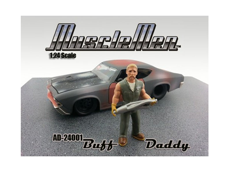 Musclemen Buff Daddy Figure For 1:24 Diecast Model Car by American Diorama