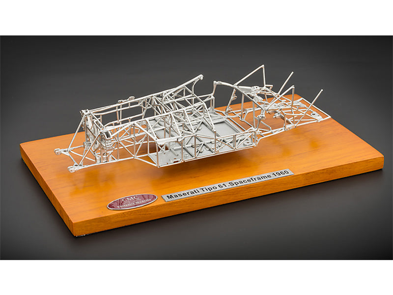1960 Maserati Tipo 61 Birdcage Spaceframe 1/18 Diecast Model by CMC