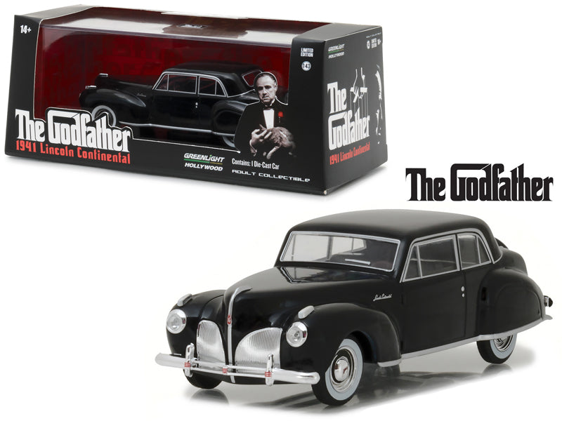1941 Lincoln Continental Black "The Godfather" (1972) Movie 1/43 Diecast Model Car by Greenlight