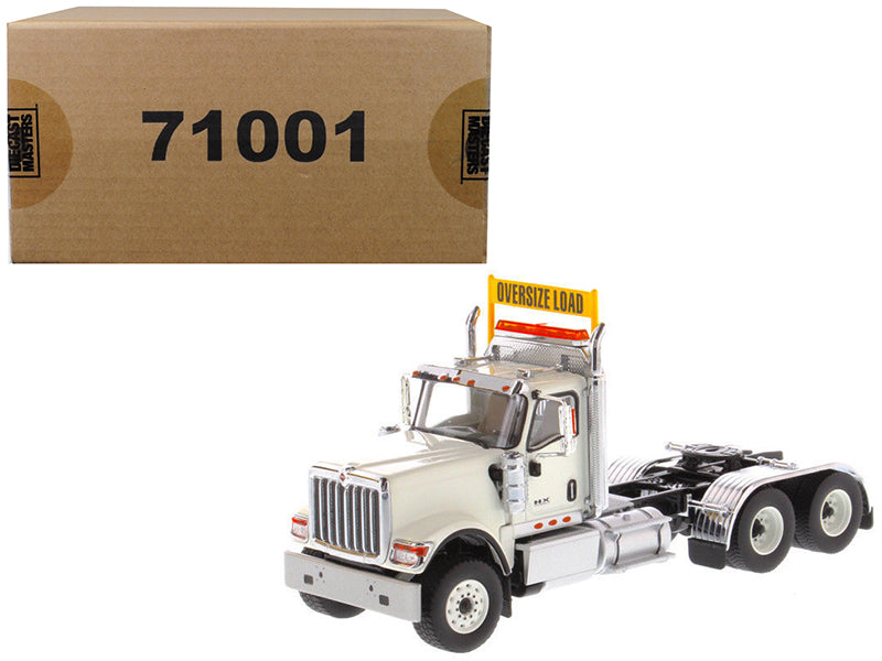 International HX520 Day Cab Tandem Tractor White 1/50 Diecast Model by Diecast Masters