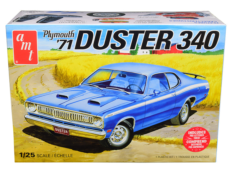 Skill 2 Model Kit 1971 Plymouth Duster 340 1/25 Scale Model by AMT